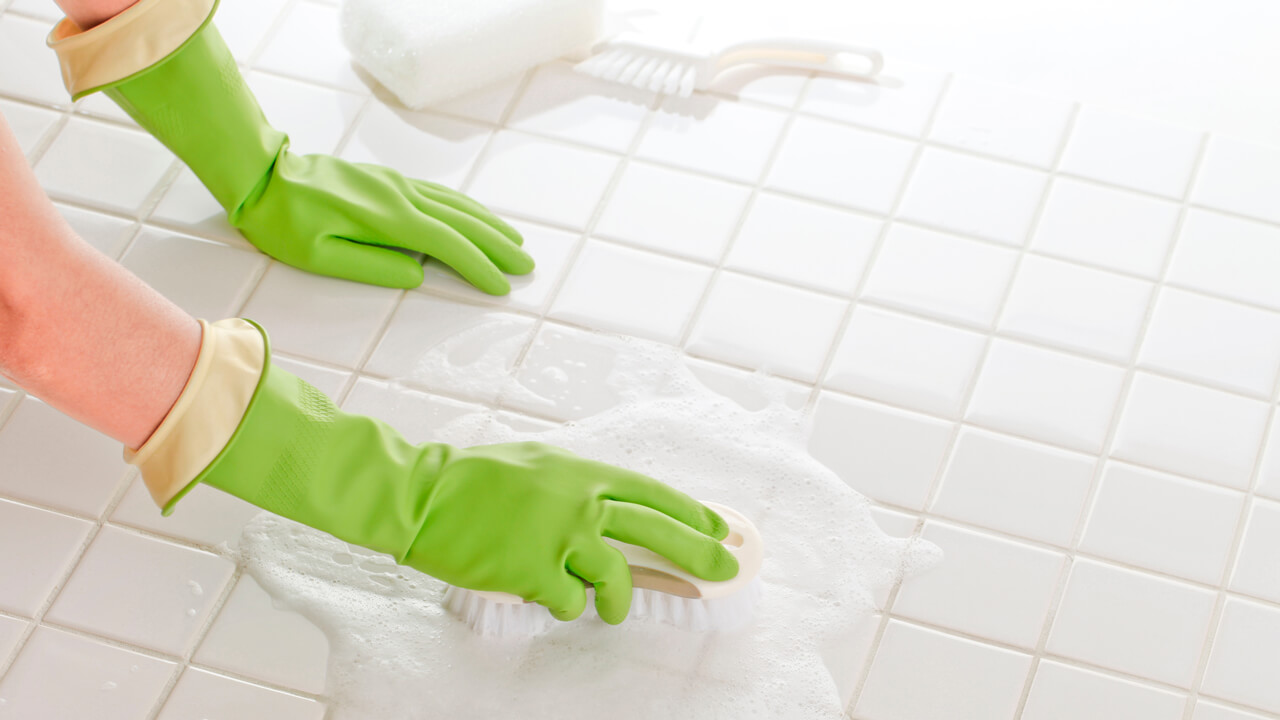 お風呂の床掃除